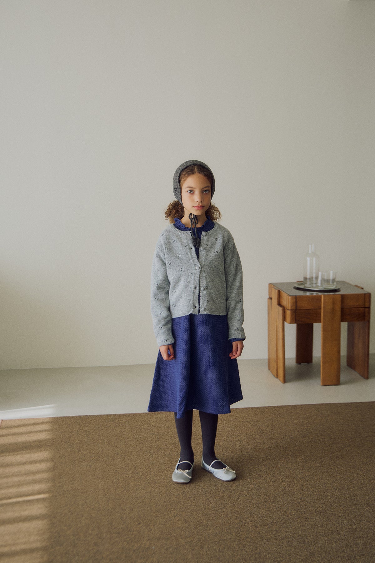 [Pre order] Soft openwork cardigan