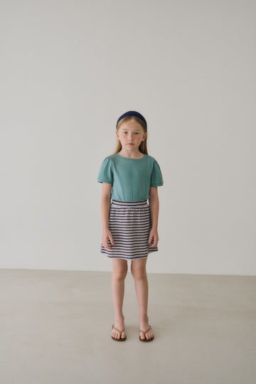 [Pre-order] Net Striped Skirt