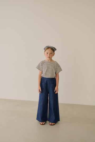[Pre-order] Bubble Pocket Denim Wide Pants