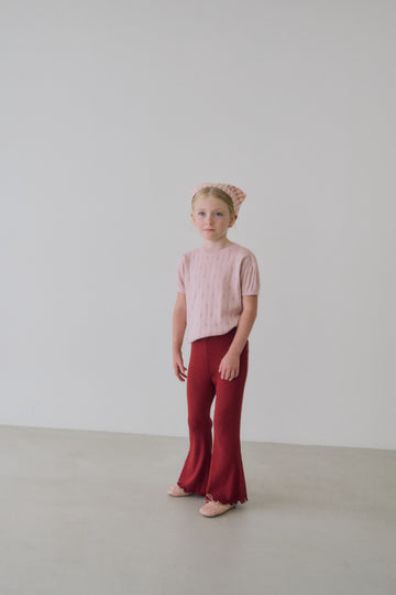 [Pre-order] Summer Ribbed Flare Pants