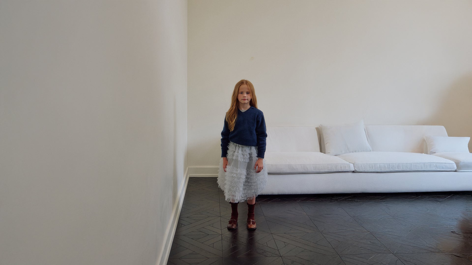 Rosha frill skirt