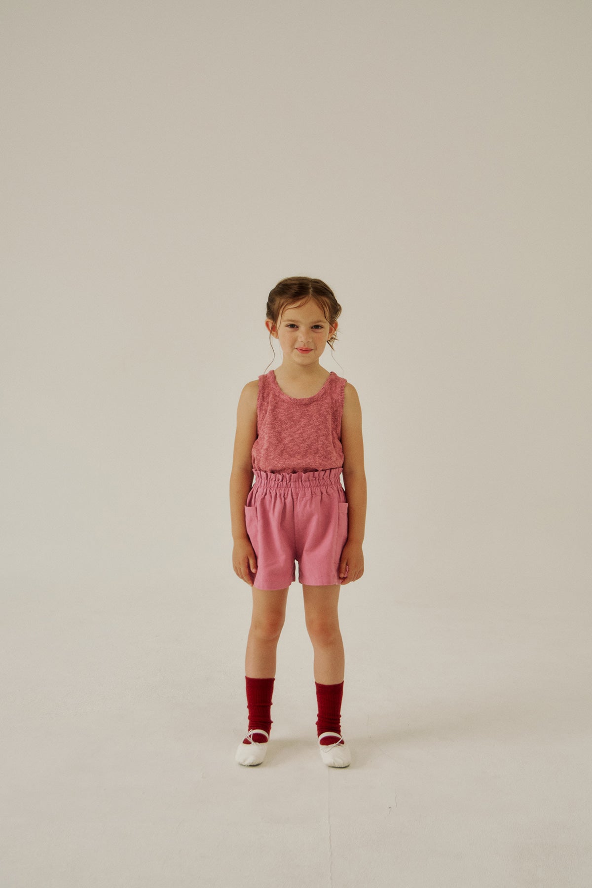 Slub sleeveless