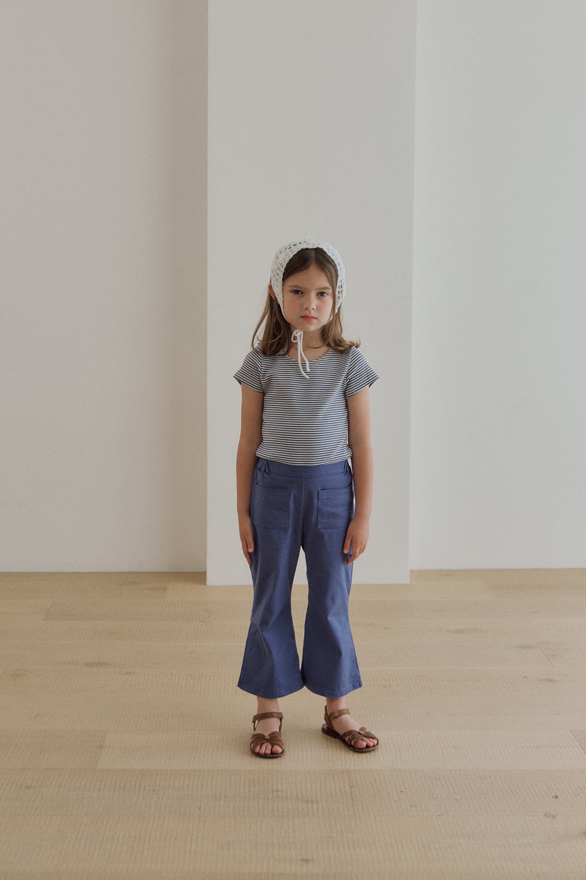 Stripe pure t-shirt